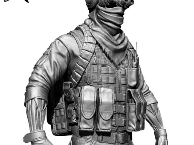 Soldier 3D model