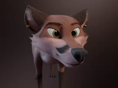Vidgard Fox Free 3D model purchase