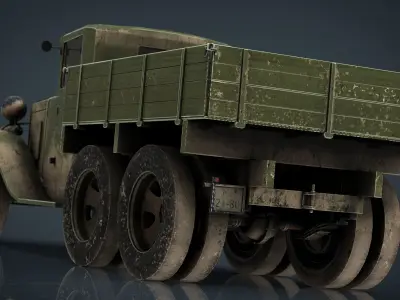 GAZ AAA TRUCK DIRT 3D model