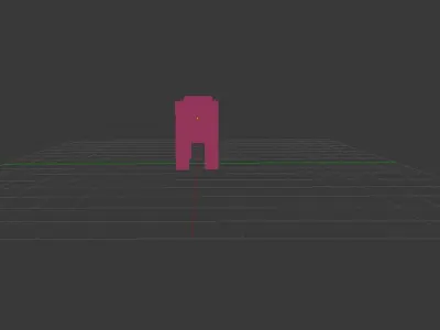 Minecraft Pig 3D model