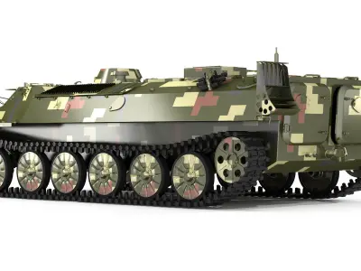 Mtlb u camuflag 3D model