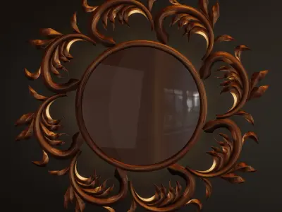 Roberto Giovannini MIRROR FRAME SUN SHAPE 3D model