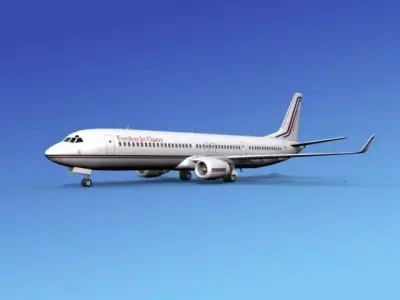 Boeing 737-900ER Freedom Jet Charter 3D model
