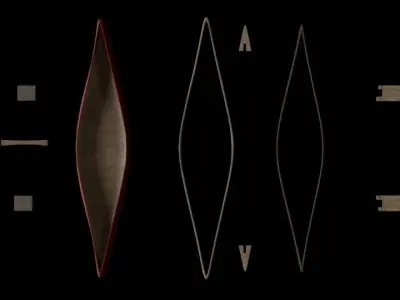 Canoe Boat For Game Object  VR - AR  Low-poly 3D model