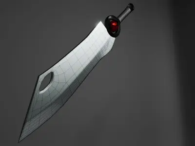 Game Ready - 3D Sword002 Low-poly 3D model