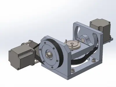 5 axis to 3 axis machine 3D model