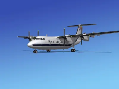 Dehavilland DHC-7 US Government 2 3D model