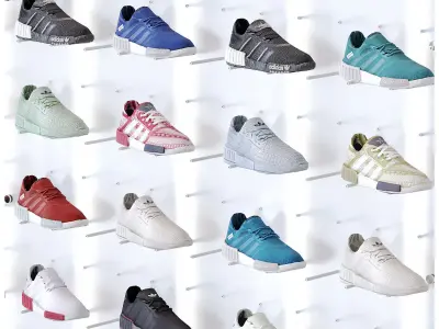Sports shoe store 2 3D model