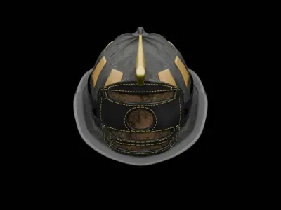  High detailed Fire Helmet  3D model