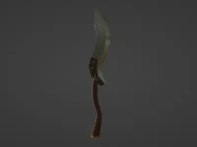 NATURE SWORD Low-poly 3D model