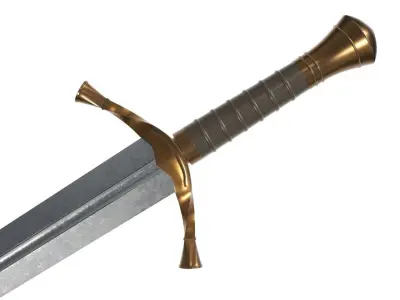 Sword 04 3D model purchase