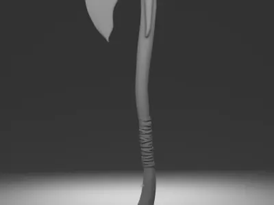 Laviathan Axe Low-poly 3D model