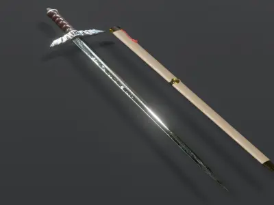 Sword - Swan Sword 3D model