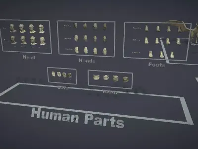 Ultimate Base Mesh Collection Low-poly 3D model