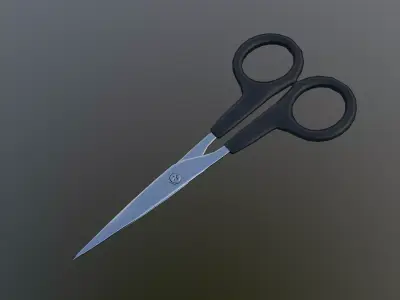 Scissor Low Poly Low-poly 3D model