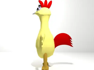 Cartoon Animal Chicken 3D model