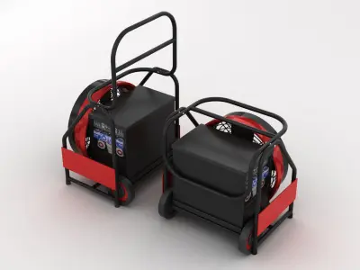 Portable Industrial Fan 3D model