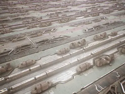 PBR Sci-Fi Texture Pack 17 Low-poly 3D model