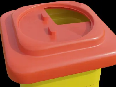 Sharps Container 1L 3D model