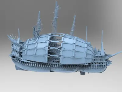Great Khan Ocean house  3D model