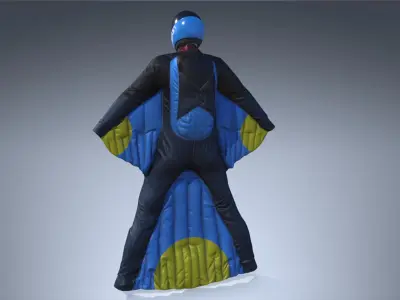 Wingsuit PBR(1) 3D model