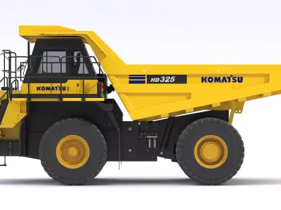 Komatsu HD325-8 Mechanical Truck 3D model
