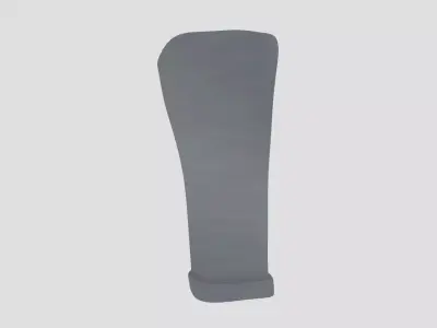 Knight Armor Greaves 3D Model Low-poly 3D model