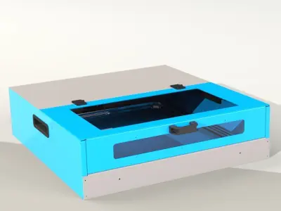 Laser Engraving Enclosure 3D model