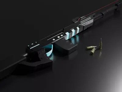 Rifle of the future 3D model