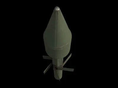 B40 missile 3D model