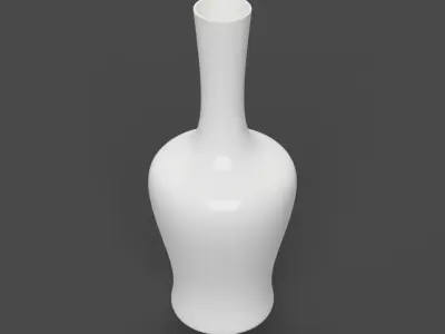 Chinese Antique Porcelain Series - Vase 6 3D print model
