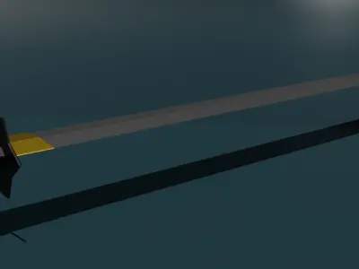 game ready sword samurai Free low-poly 3D model