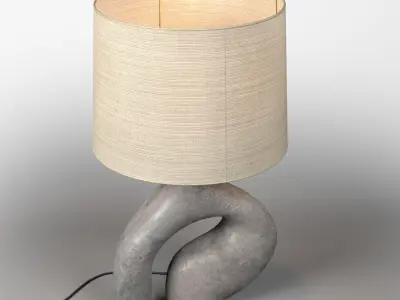 Lampada in ceramica 3D model