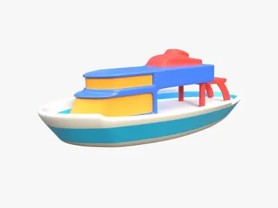 yacht 3D model by slabdsgn from CGTrader