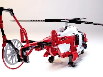Toy helicopter 3D model get