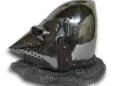 WG 7055 - Bascinet Hundsgugel - DXF Armor Pattern Low-poly 3D model