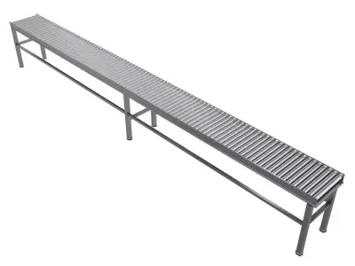 Roller Conveyor Low-poly 3D model purchase
