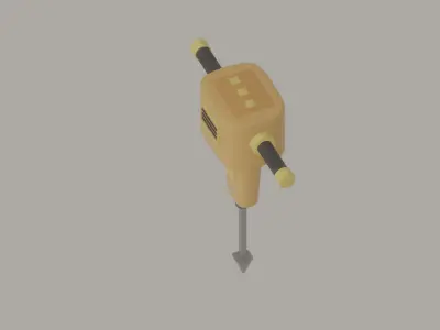 Jackhammer 3D model