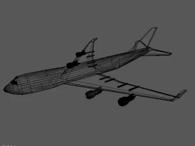 Boing 747 3D model