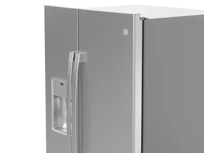 GE Side by Side Refrigerator GSS25IYNFS 3D model