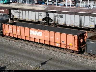 HO Norfolk Southern M-271 MOW Crosstie Gondola 3D print model