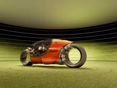 modern bike  3D model
