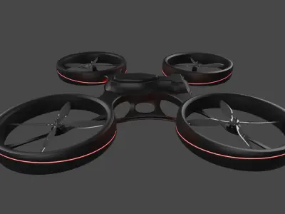 Futuristic Drone 3D model purchase