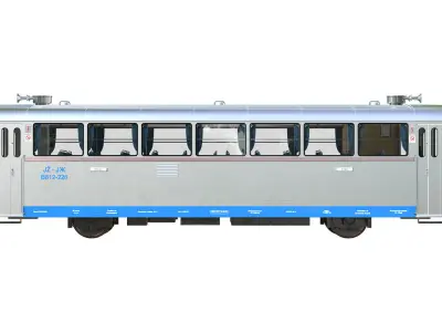 Sinobus JZ series 812 Yugoslavian Railbus 3D model