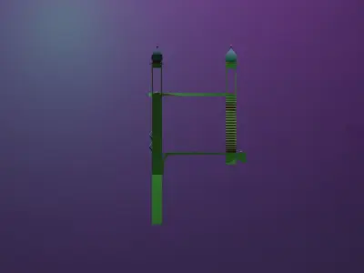 Monument low poly for game Low-poly 3D model