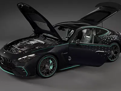 2025 Mercedes-AMG GT 63 PRO MCE Coupe 3D model