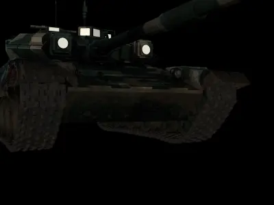 T90-a Tank - Rigged 3D model