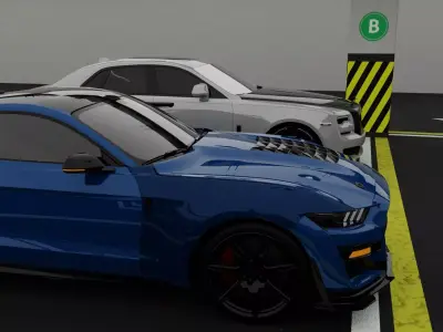 Underground Garage  3D model