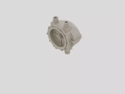 Industrial Factory Valve Actuator Housing for 3D print 3D model