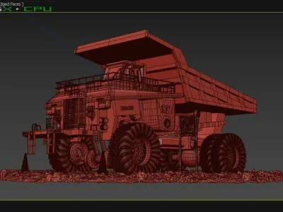 Dumper truck 3D model